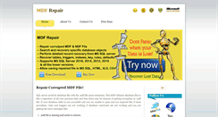 Desktop Screenshot of mdfrepair.com